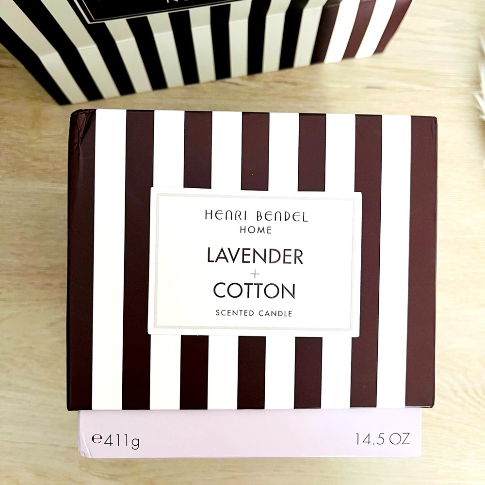 Henri Bendel Lavender + Cotton    Scented Candle